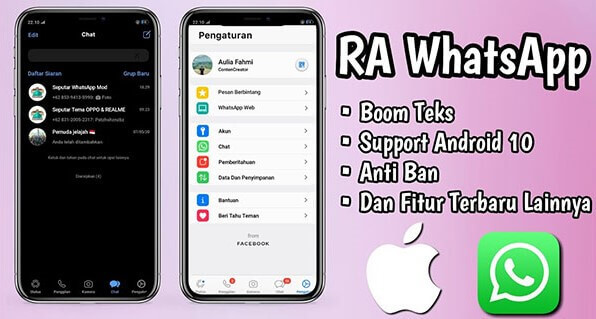 Fitur RA WA Apk Mod for iOS